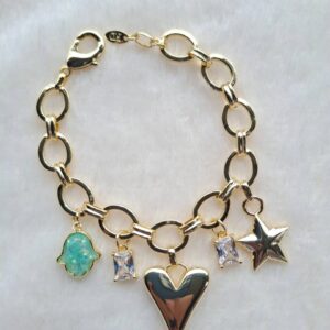 Pulsera Charms Heart